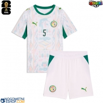 Otroški Nogometni dresi Senegal Idrissa Gueye #5 Domači SP 2026 Kratek Rokav (+ Kratke hlače)